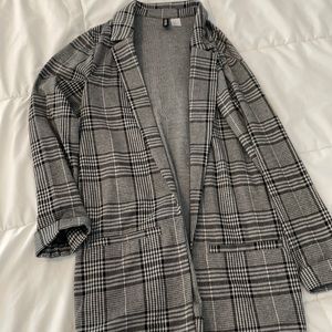 Plaid blazer